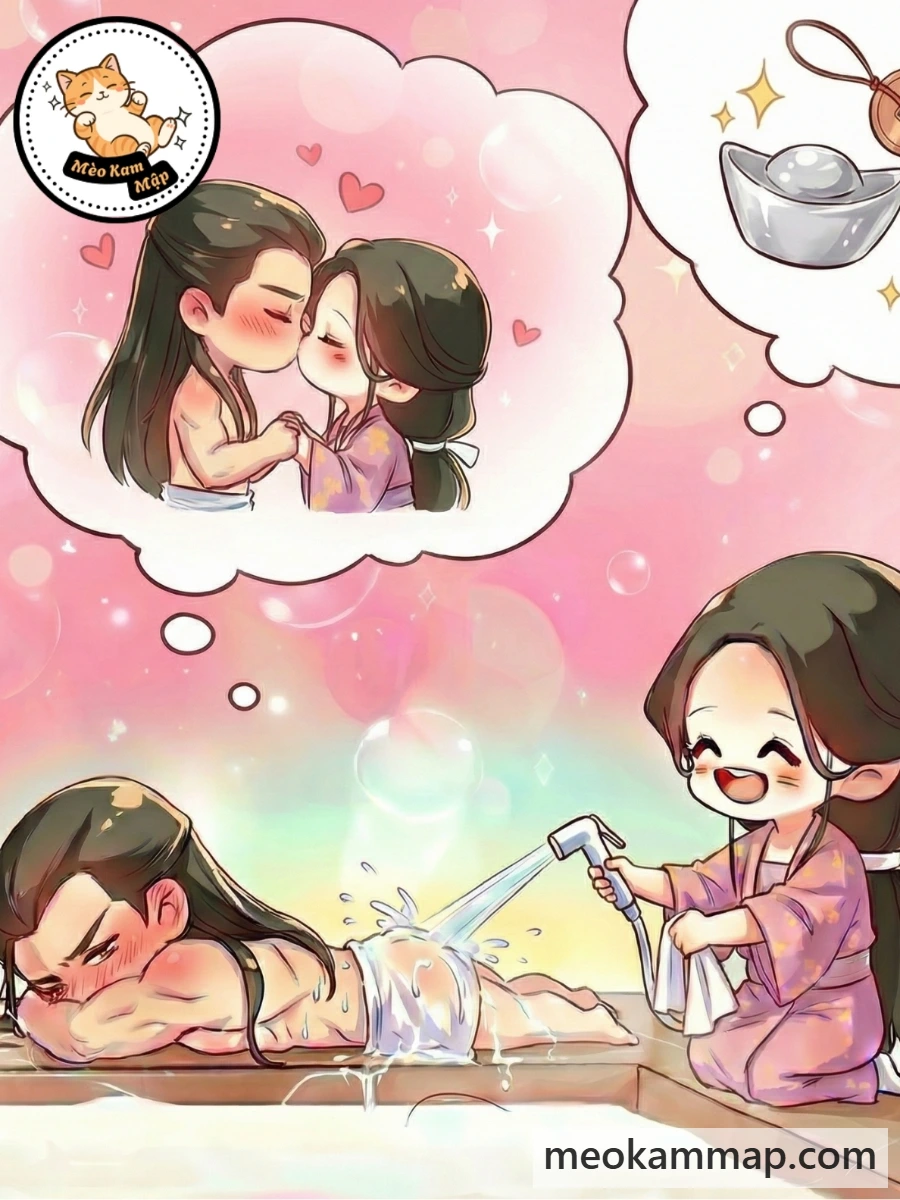 Nữ Chủ Nàng Đi Rửa Mông Rồi